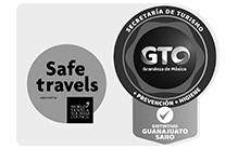 Distintivo Guanajuato Sano y Sello Safe Travels