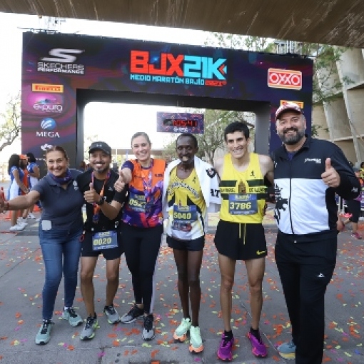 Éxito rotundo en la novena edición del Medio Maratón Bajío 2023