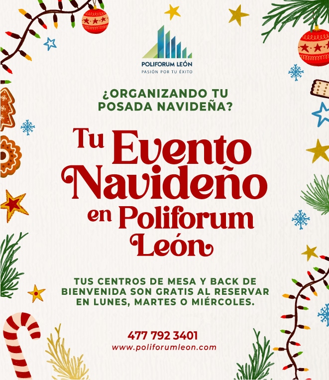 Cena de navidad en Poliforum León